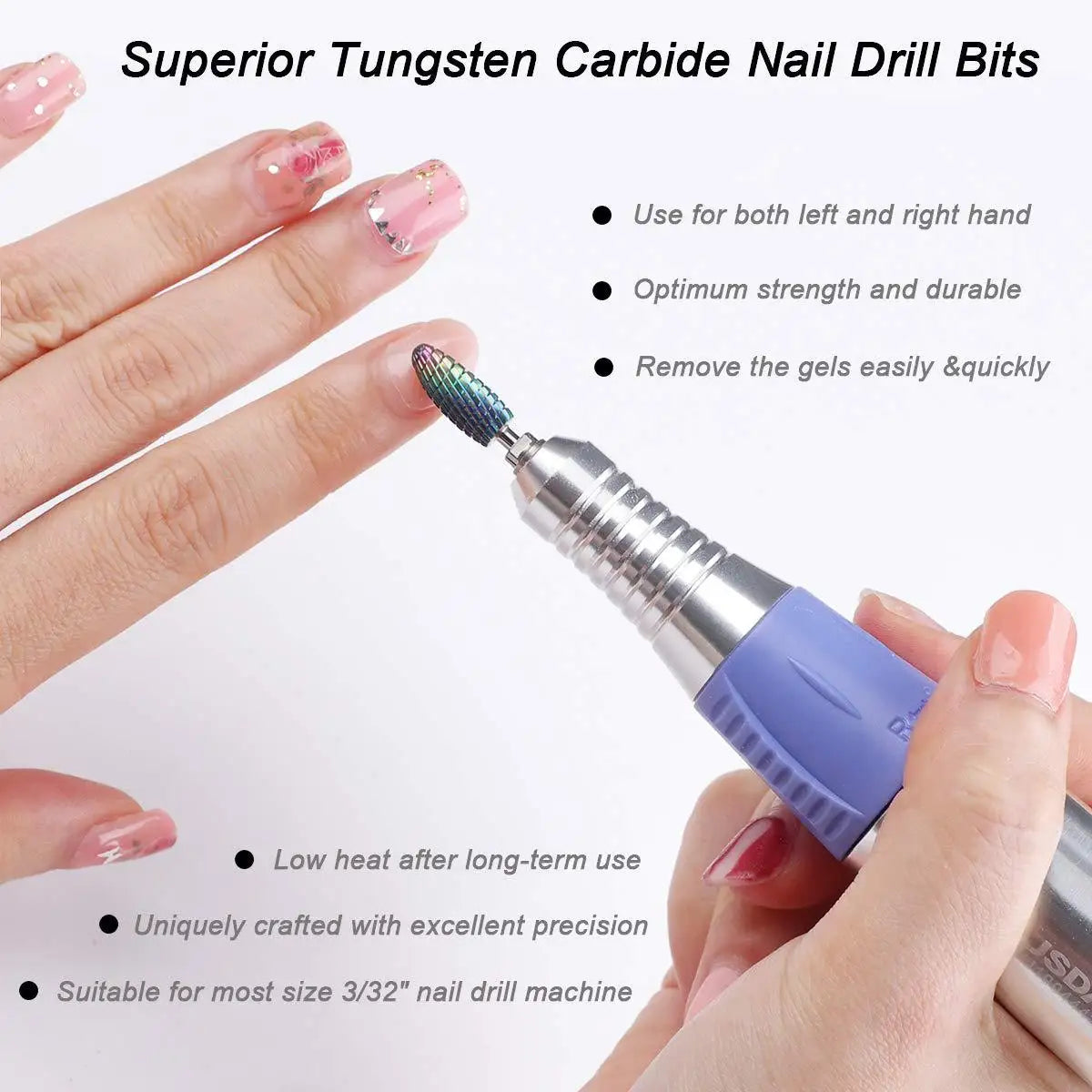 67 Styles Carbide Nail Drill Bits Rotate Electric Ceramic Milling Cutter For Manicure Gel Polish Remover Nail Files Pedicure kojkiojj