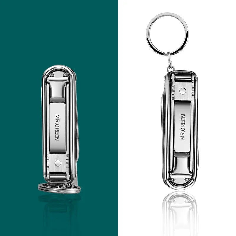 MR.GREEN Multifunctional Nail Clippers Six Functions Nail Files Bottle Opener Small Scissor