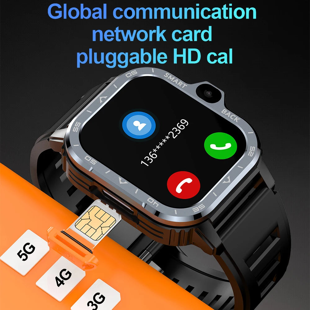Valdus PGD Android Smart Watch Men GPS 16G/64G ROM Storage HD Dual Camera NFC 2G 4G SIM Card WIFI Wireless Fast Internet Access#