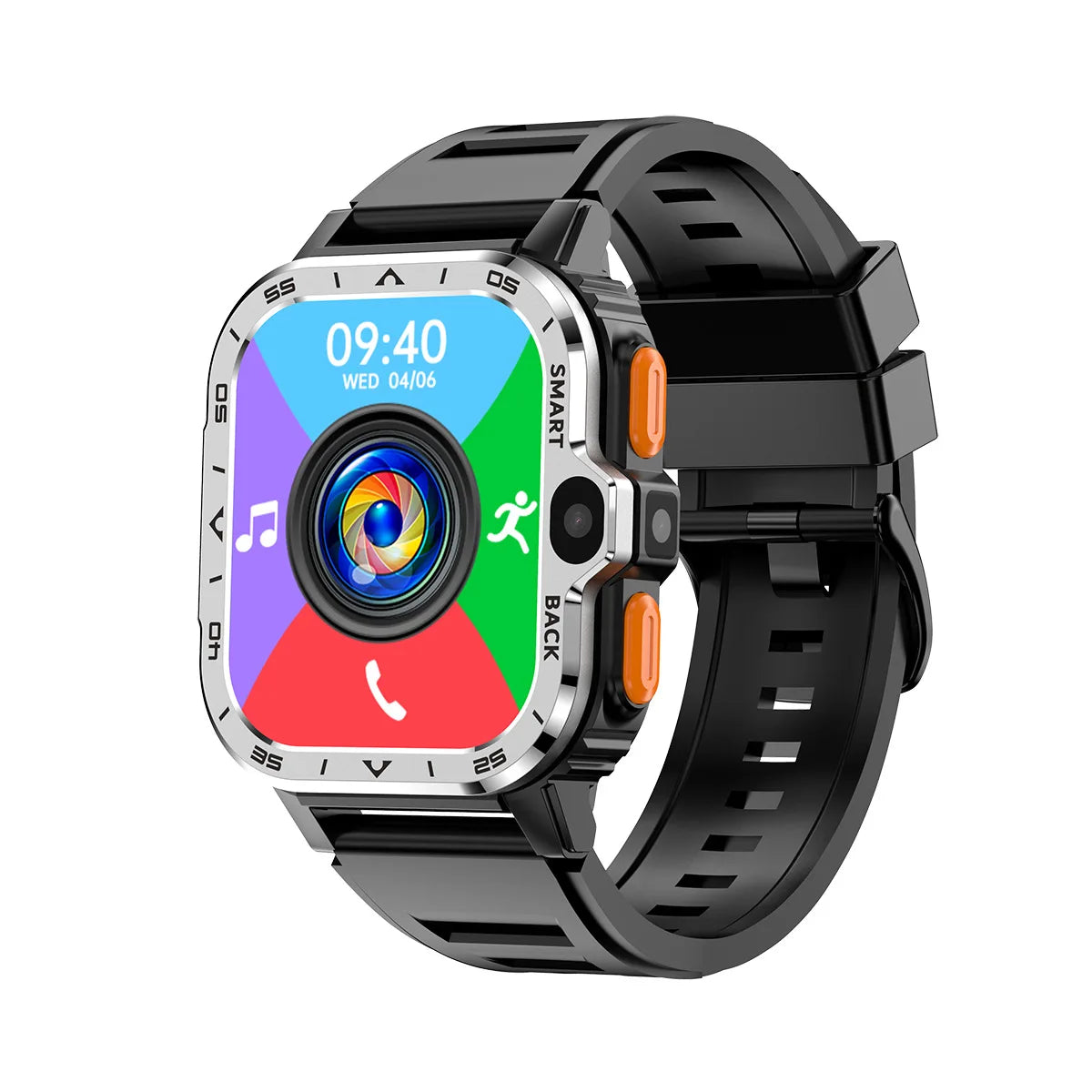 Valdus PGD Android Smart Watch Men GPS 16G/64G ROM Storage HD Dual Camera NFC 2G 4G SIM Card WIFI Wireless Fast Internet Accessg