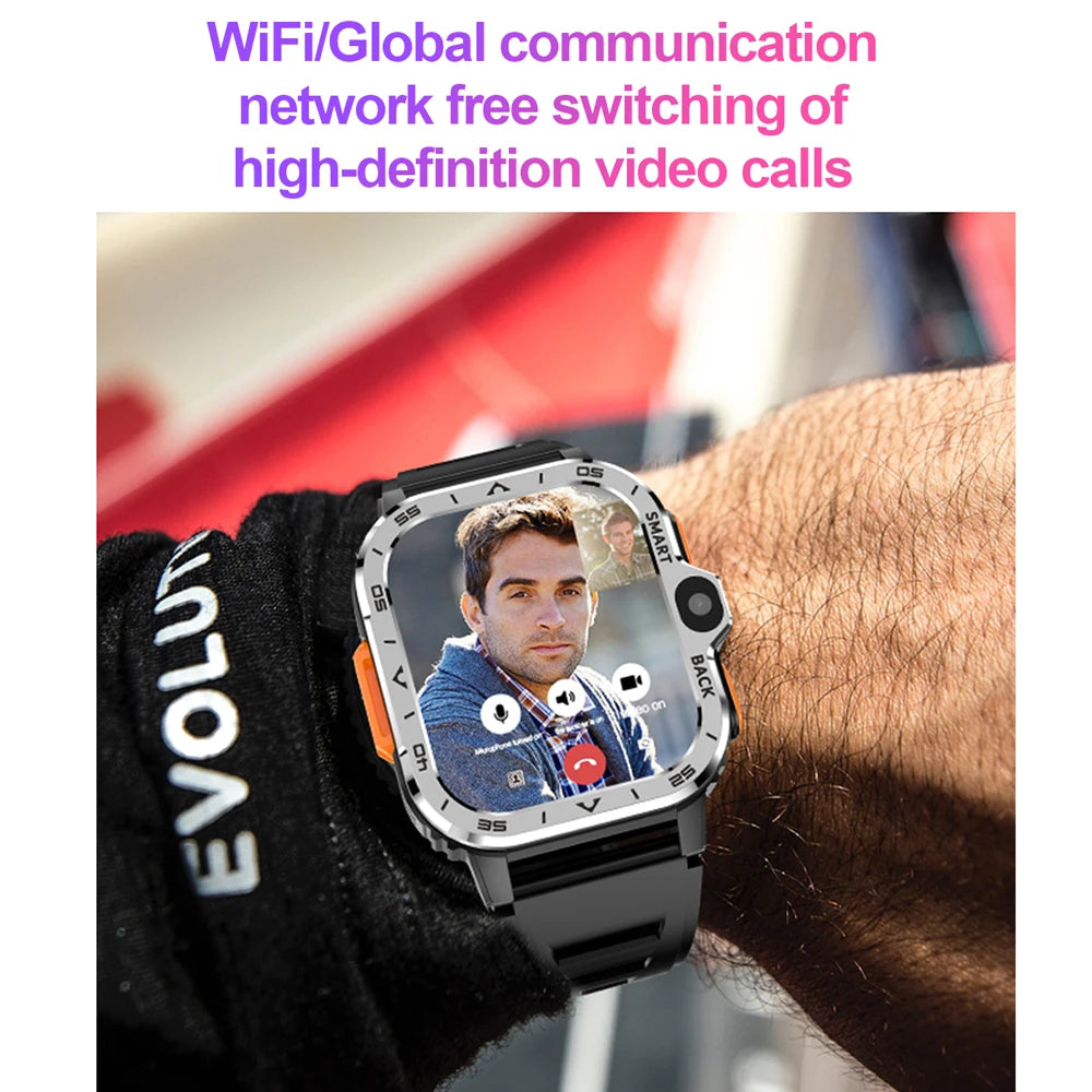 Valdus PGD Android Smart Watch Men GPS 16G/64G ROM Storage HD Dual Camera NFC 2G 4G SIM Card WIFI Wireless Fast Internet Access=-