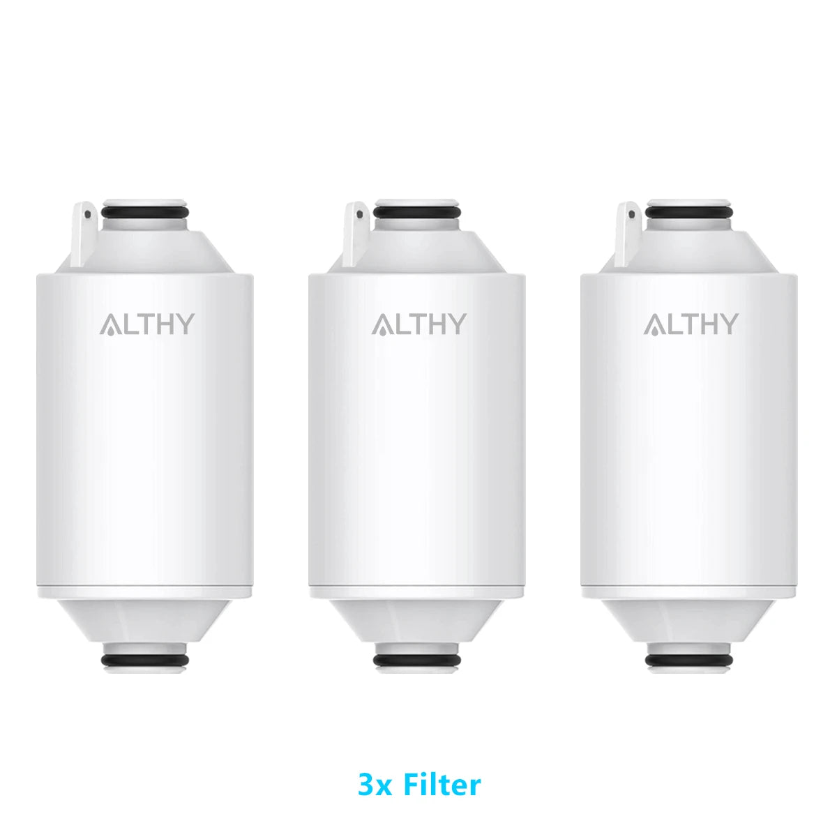 ALTHY Vitamin C Revitalizing Shower Water Filter - Reduces Chlorine Heavy Metal - Improves Dry Itchy Skin, Hair Dandruff, Eczema75689