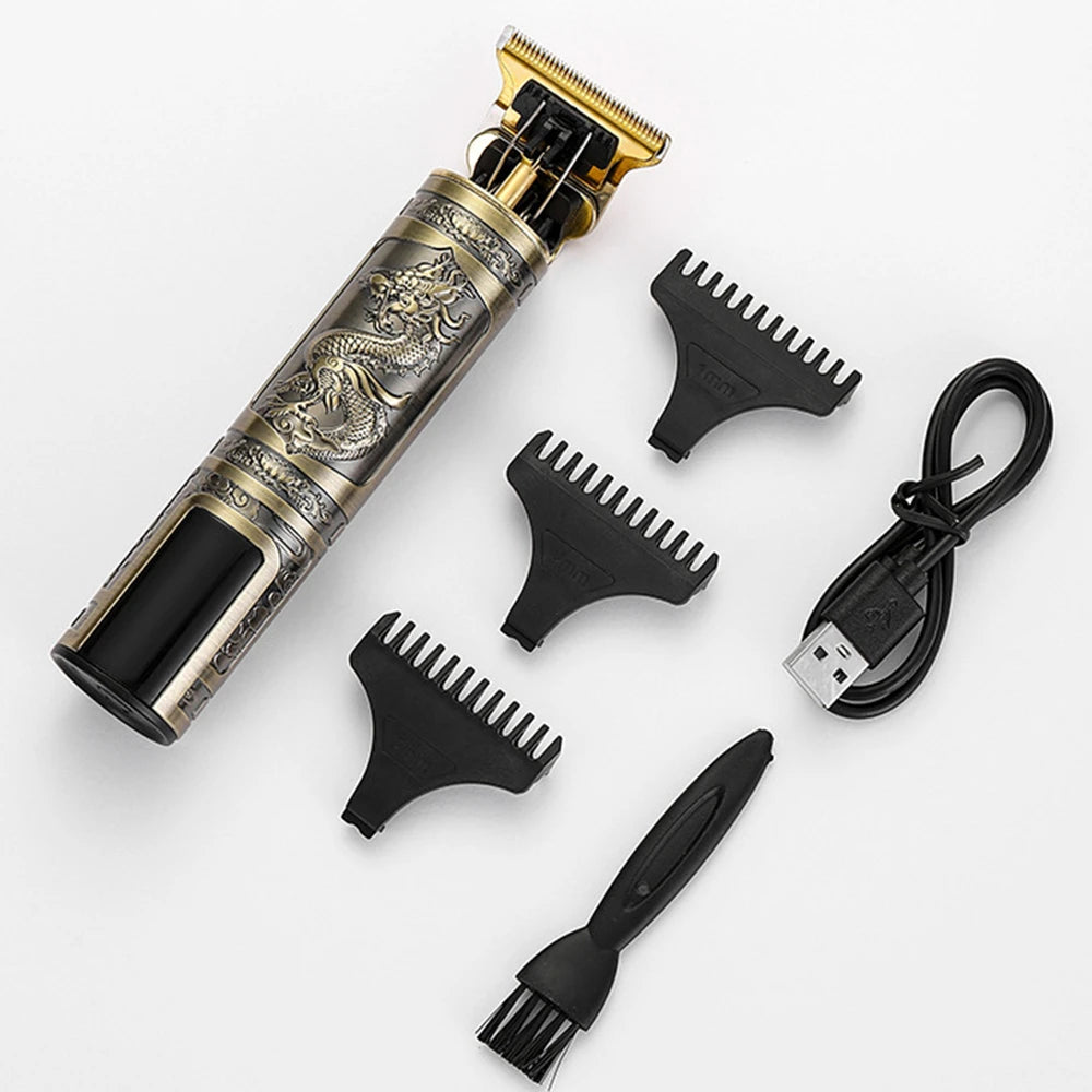 Budget Hair Clipper - three-speed Variable Gear T9 Hair Clipper Shaving Hair Trimming Hair 