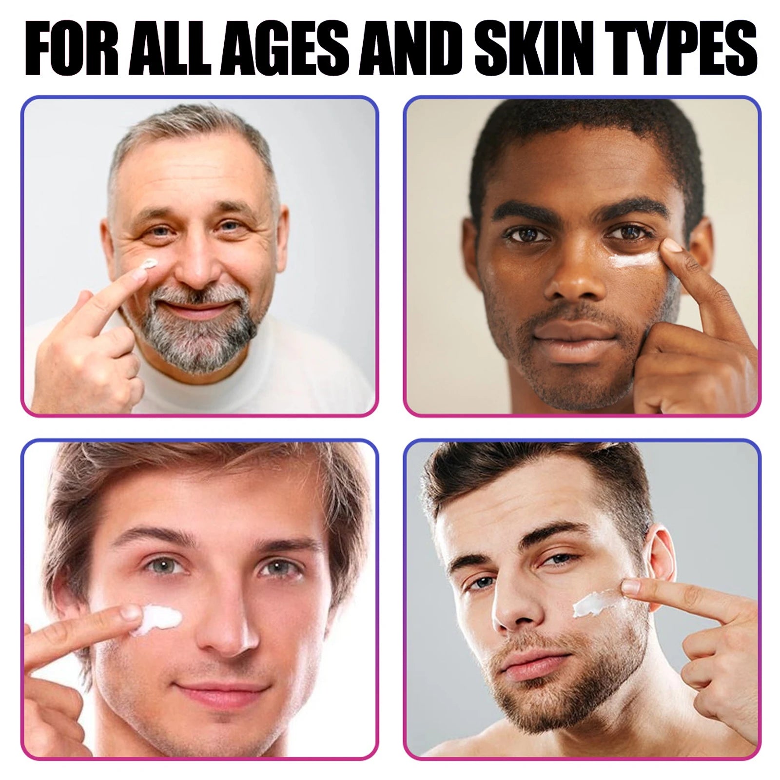 Collagen Creams For Men Smooth Wrinkle Firming Lifting Moisturizing Hyaluronic Acid Brightening Facial Cream Facial Skin 