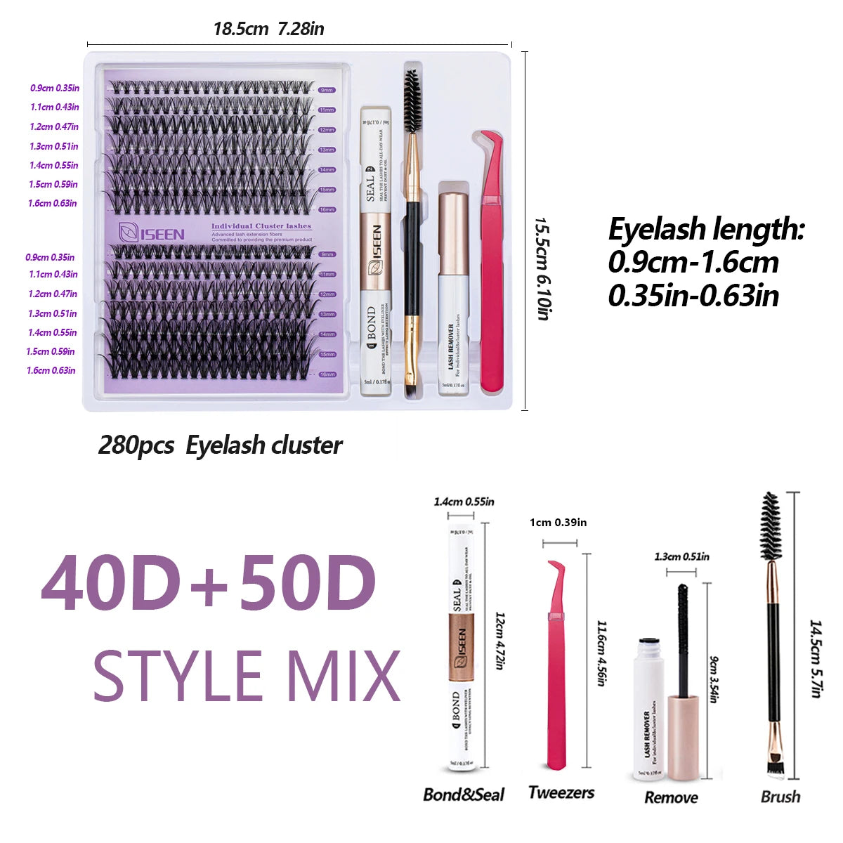 DIY Lash Extension Mix Styles