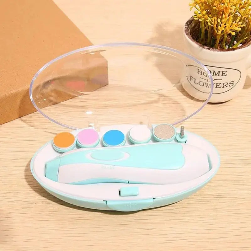 Electric Baby Nail Trimmer Multifunctional Kids Nail File Clippers Toes Fingernail