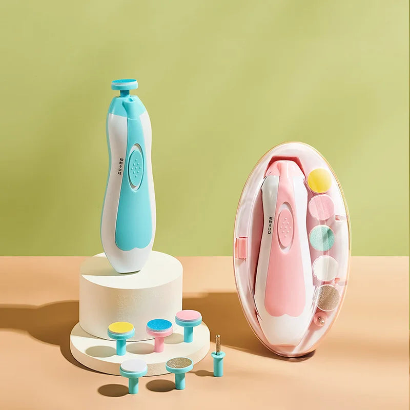 Electric Baby Nail Trimmer Multifunctional Kids Nail File Clippers Toes Fingernail Cutter Trimmer Manicure 