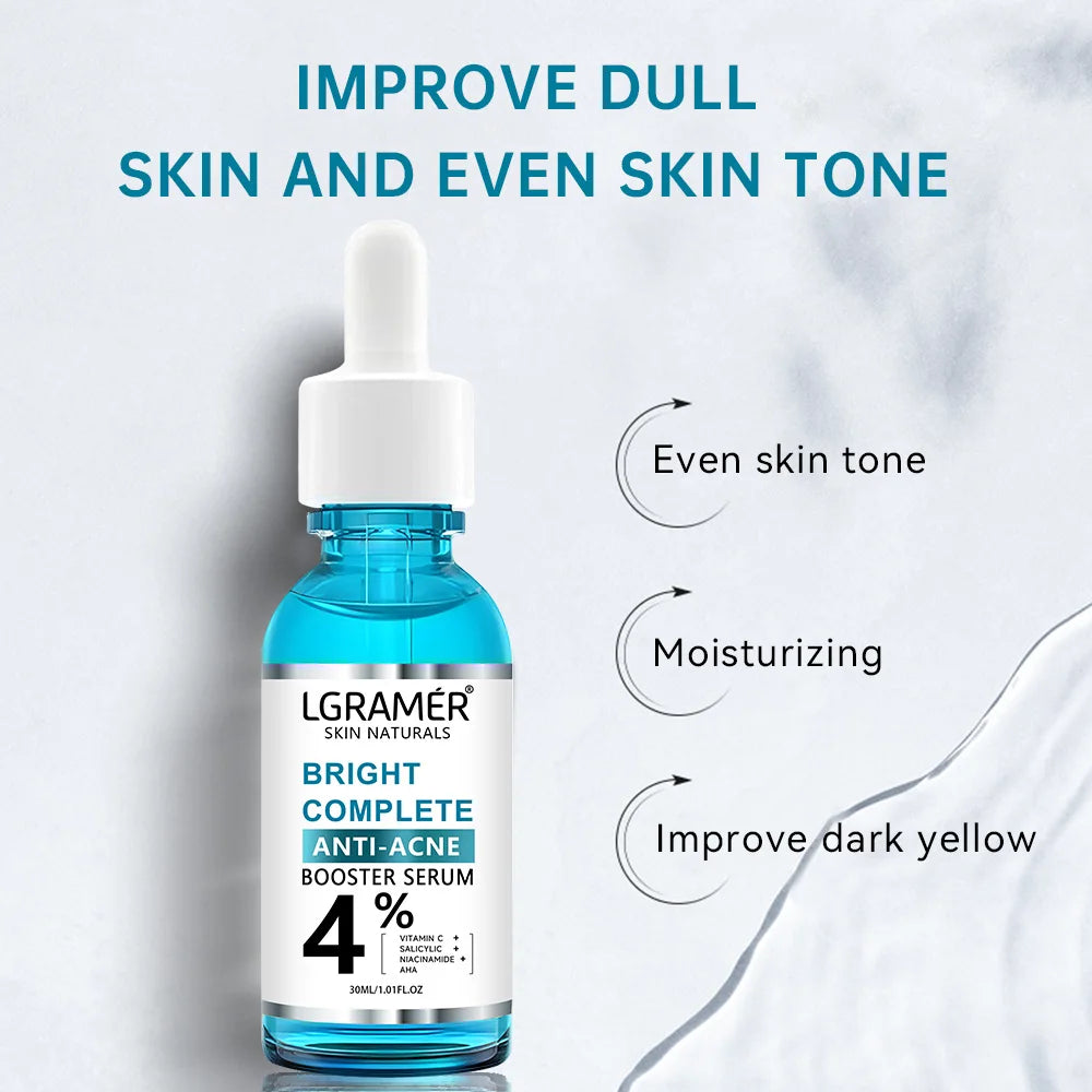 Garnier Bright Complete 30 Times Vitamin C Nicotinamide Enhanced Essence Facial Repair Essence Acne Removing Beauty 