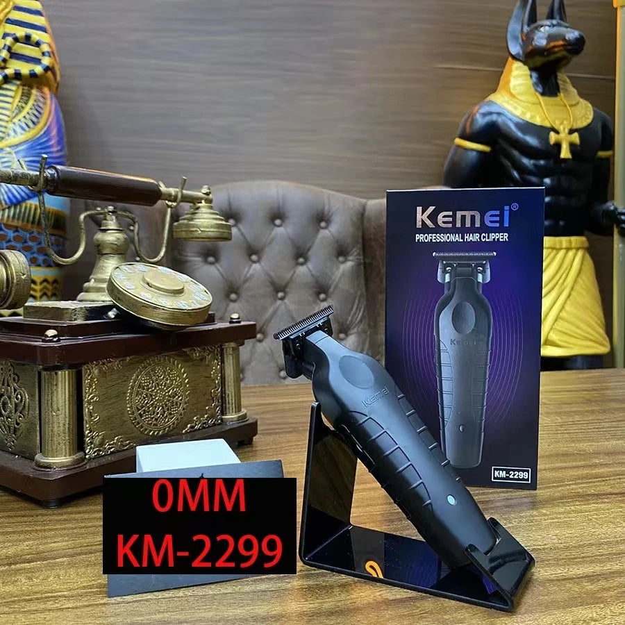 Hair clipper - Kemei Professional Barber Cordless 1200 mAh Electric Hair Clippers USB Rechargeable Hair Trimmers Hair 