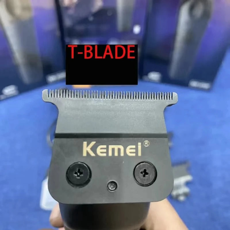 Hair clipper - Kemei Professional Barber Cordless 1200 mAh Electric Hair Clippers USB Rechargeable Hair Trimmers Hair Cutting Machine
