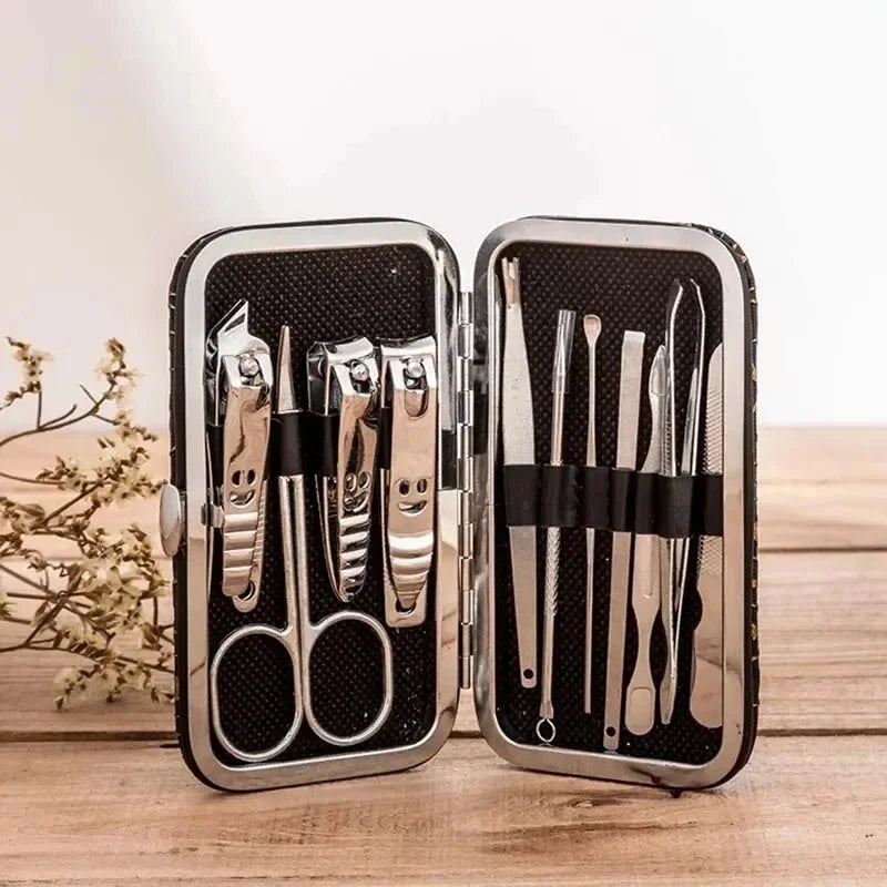 Happy Face Nail Tools Nail File Nail Scissors 1 Set of 11 