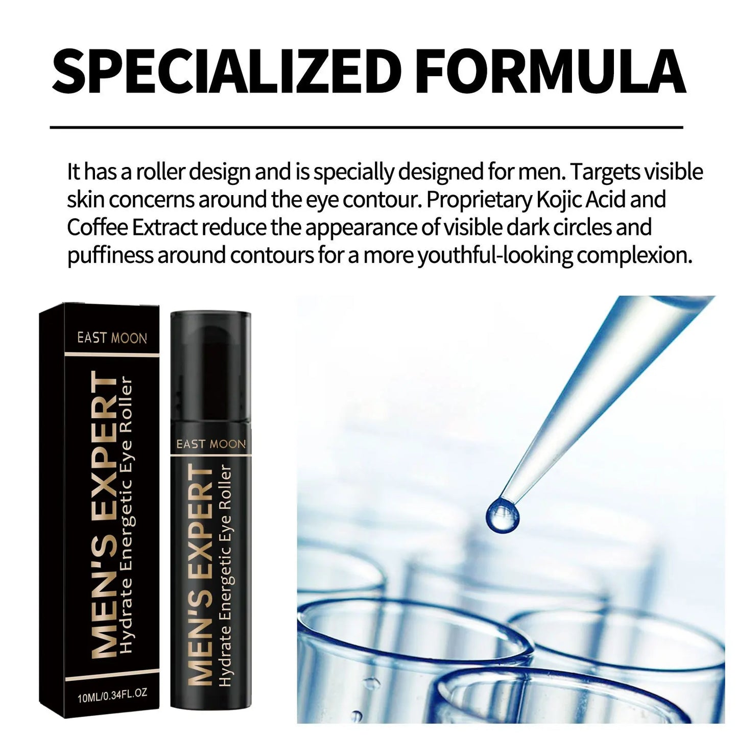 Hyaluronic Eye Firming Roller Repair Dark Circles Improve Bags Puffiness Fade Fine Line Deep Moisturize Night Eye Lifting Cream 1