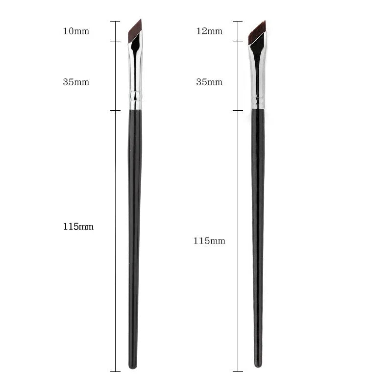 Karsyngirl 2/5Pc Upgrade Blade Eyeliner Brush Ultra Thin Fine Angle Flat Eyebrow 