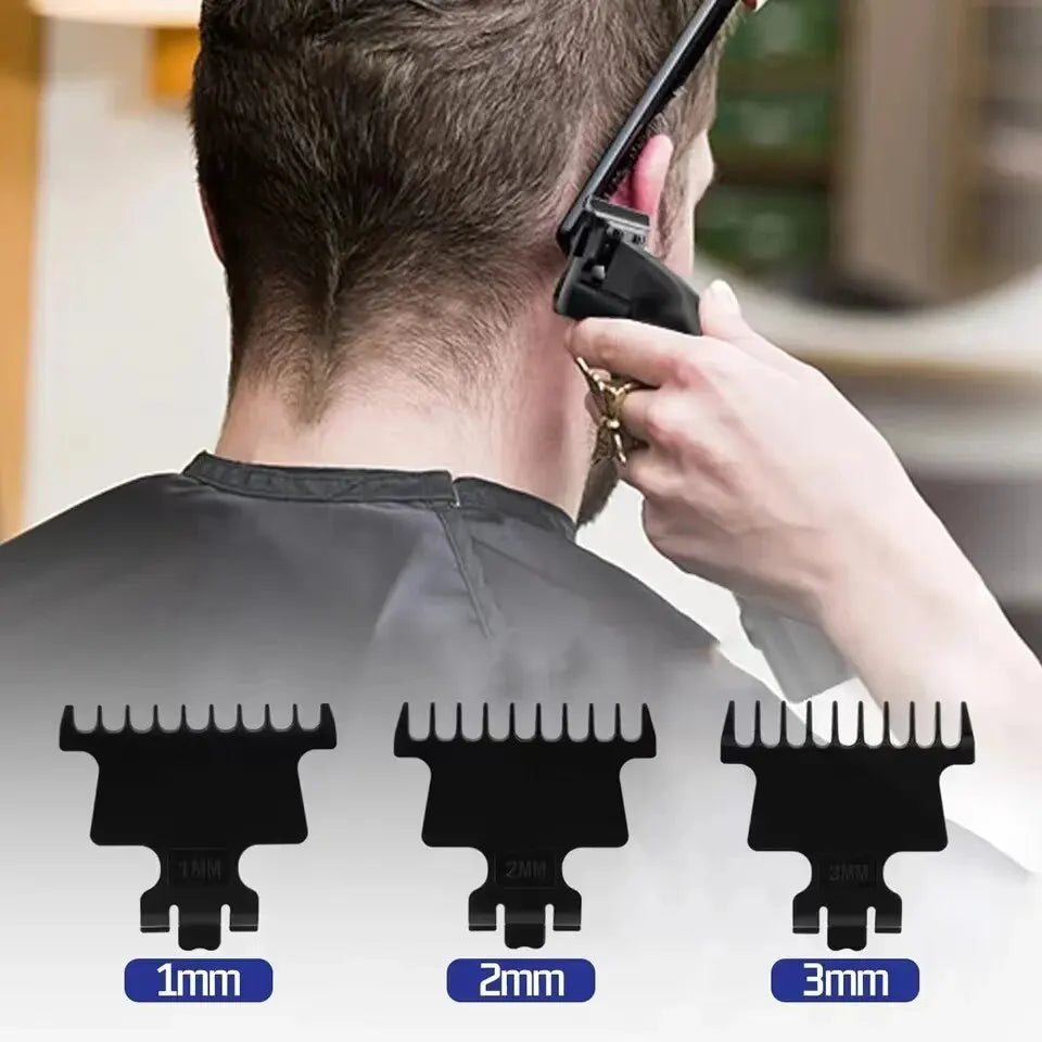 Kemei Men's Cordless Hair Clipper USB Rechargeable Electric Hair Clipper Zero Gap Trimmer Electric