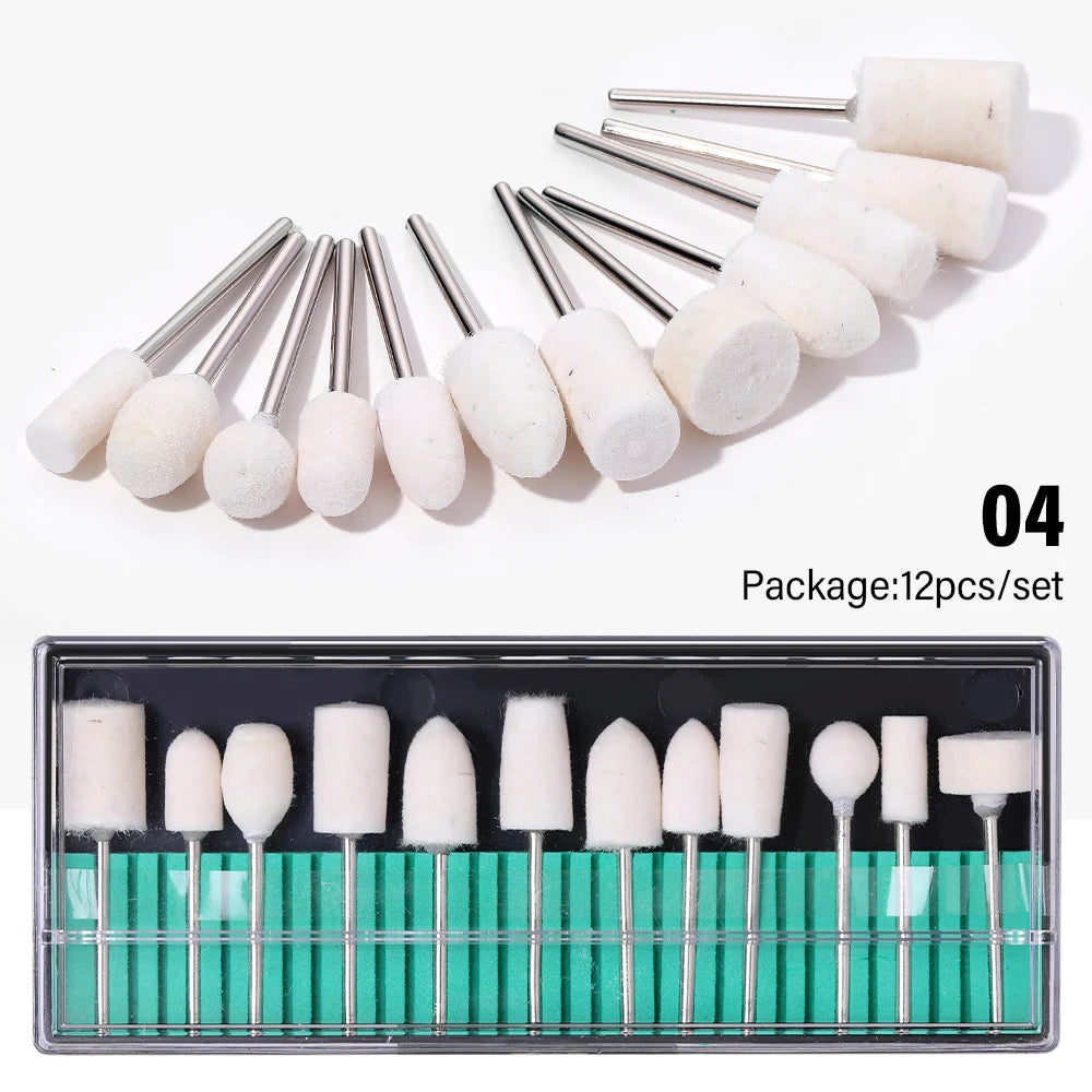 LINMANDA 6 In 1 Electric Nail Drills Kit Remove Polisher Manicure Portable Nail File pink