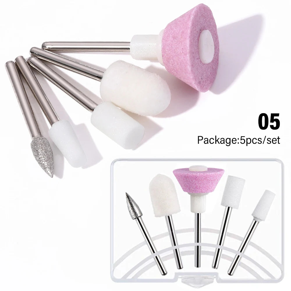 LINMANDA 6 In 1 Electric Nail Drills Kit Remove Polisher plug 4