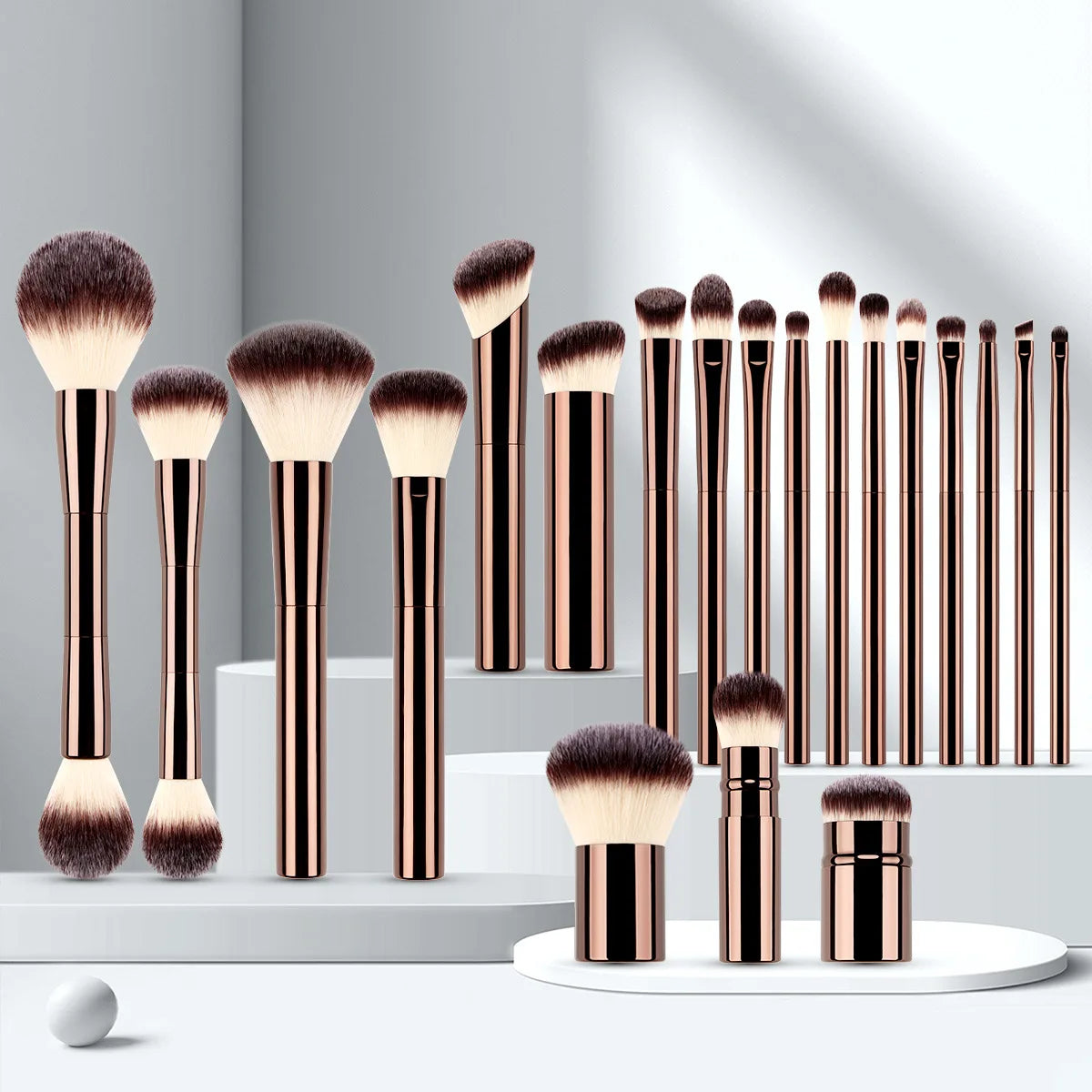 Makeup Brushes Powder Foundation Concealer Blusher Bronzer Eye Shadow Eyebrow Eyeliner 