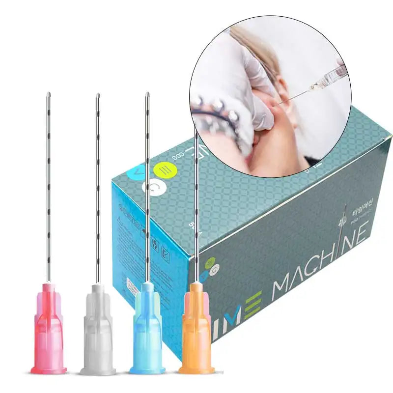 Medical Sterile microcannula 25g 50mm 70mm Blunt Tip Micro Cannula Needle for Injectable Hyaluronic Acid Fillers4876549878