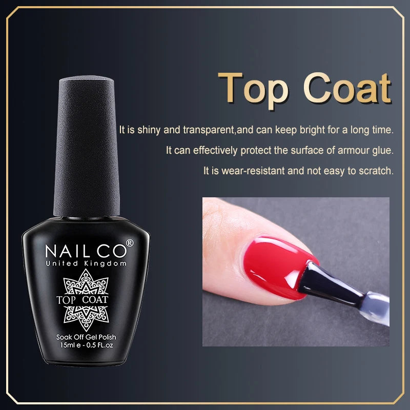 NAILCO Gel Nail Polish 15ml Nail Art Vernis Semi P