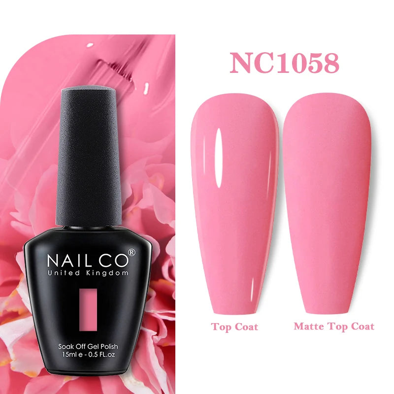 NAILCO Gel Nail Polish 15ml Nail Art Vernis Semi Permanent Soak off UV Gel 