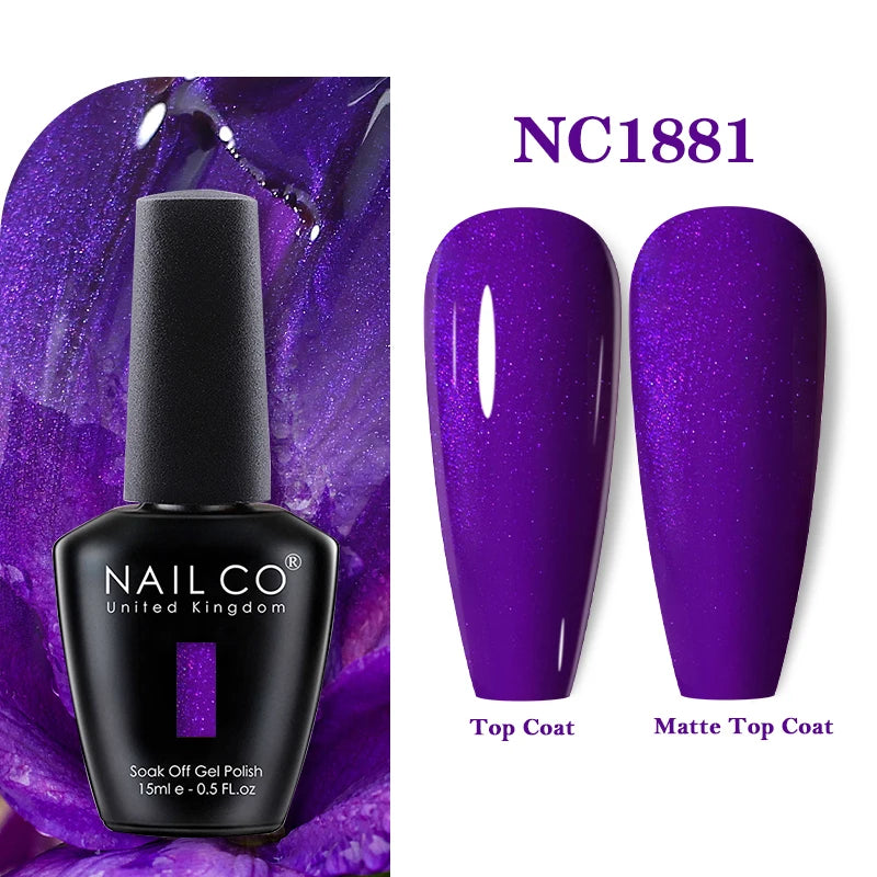 NAILCO Gel Nail Polish 15ml Nail Art Vernis Semi Permanent Soak off UV Gel Polish Gel 