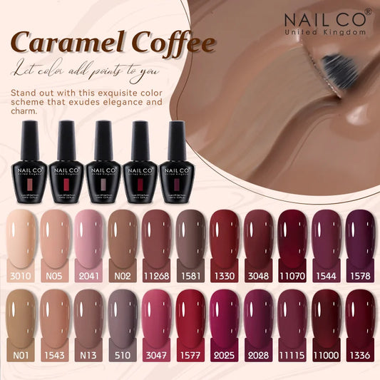 NAILCO Gel Nail Polish 15ml Nail Art Vernis Semi Permanent Soak off UV Gel Polish Gel Manicure Nail Varnish Nail Color Ongles