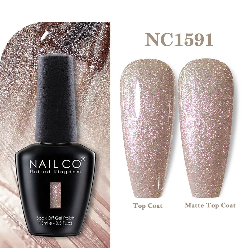 NAILCO Gel Nail Polish 15ml Nail Art Vernis Semi Permanent Soaksparkle
