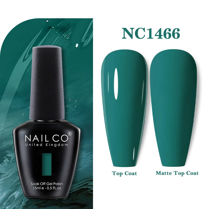 NAILCO Gel Nail Polish 15ml Nail Art  gtreen 