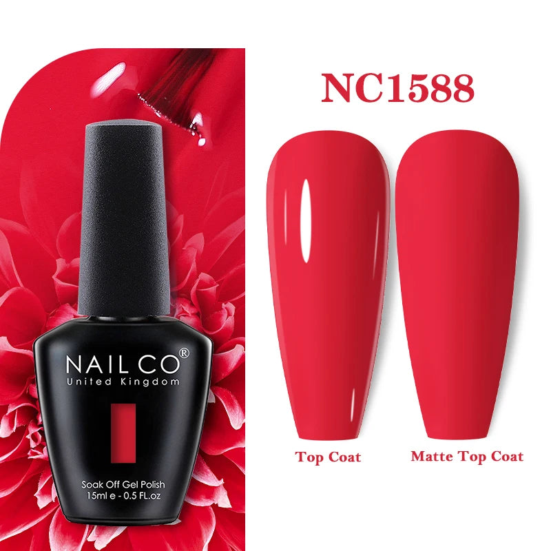 NAILCO Gel Nail Polish 15ml Nail Art red