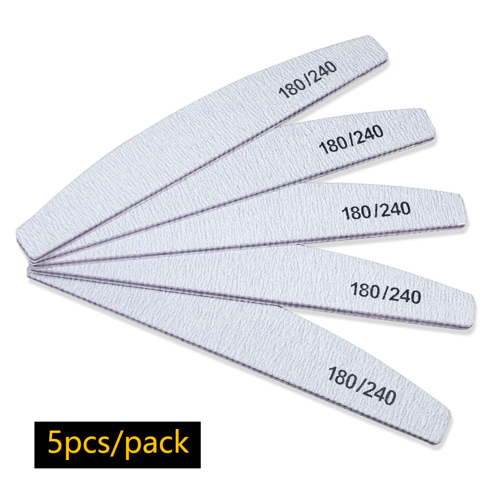 Nail File Buffer 100/180 Grit Half