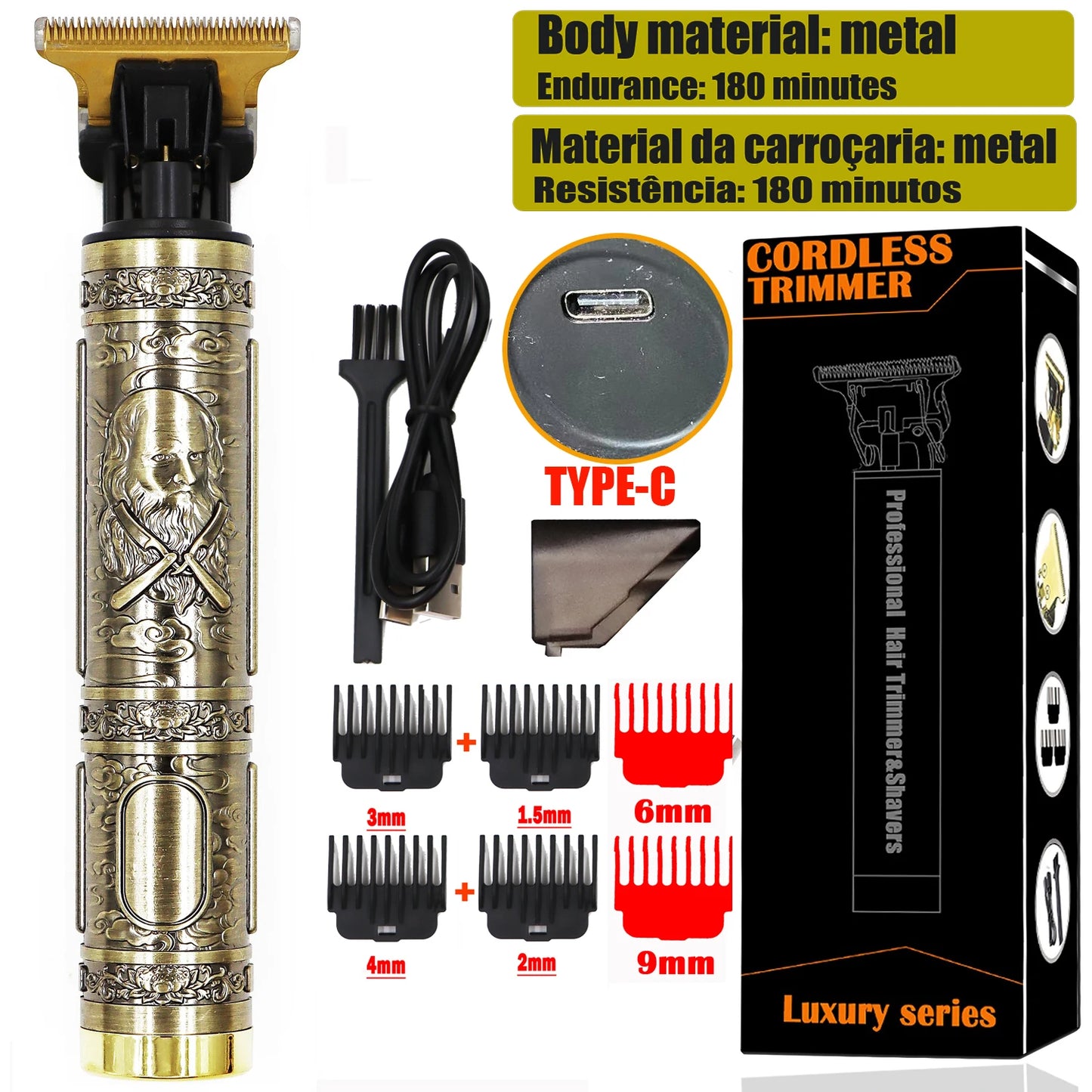 OHS Electric Hair Clipper black