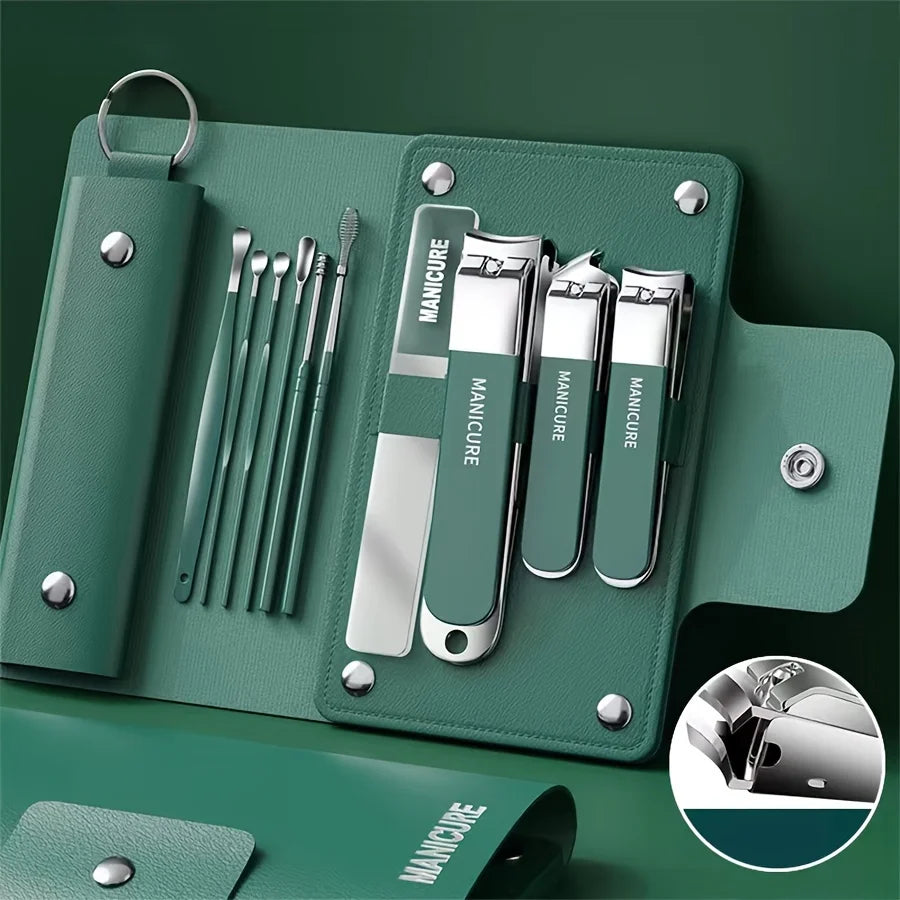 Pedicure Kit Ouriner 6-18Pcs Portable Manicure Sets