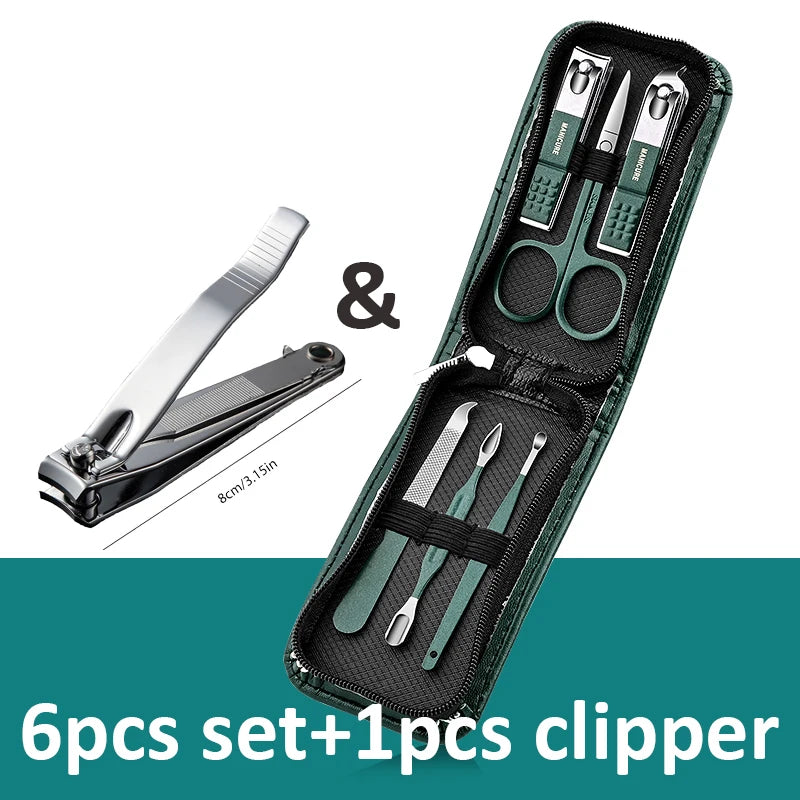 Pedicure Kit Ouriner 6-18Pcs Portable Manicure Sets Pedicure
