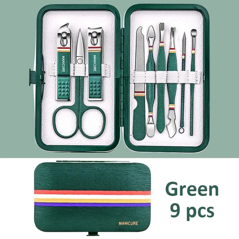 Pedicure Kit Ouriner 6-18Pcs Portable Manicure Sets Pedicure Kits 