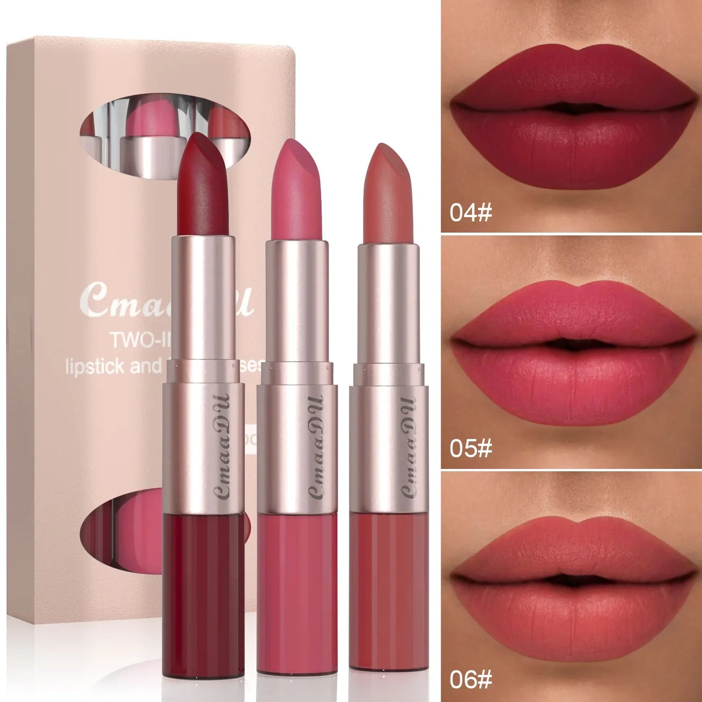 3-12 PCS Matte Lipstick Set  Lip Gloss Sets Non Stick Cup Stain Makeup Beauty For women Waterproof Long lasting Cosmetics