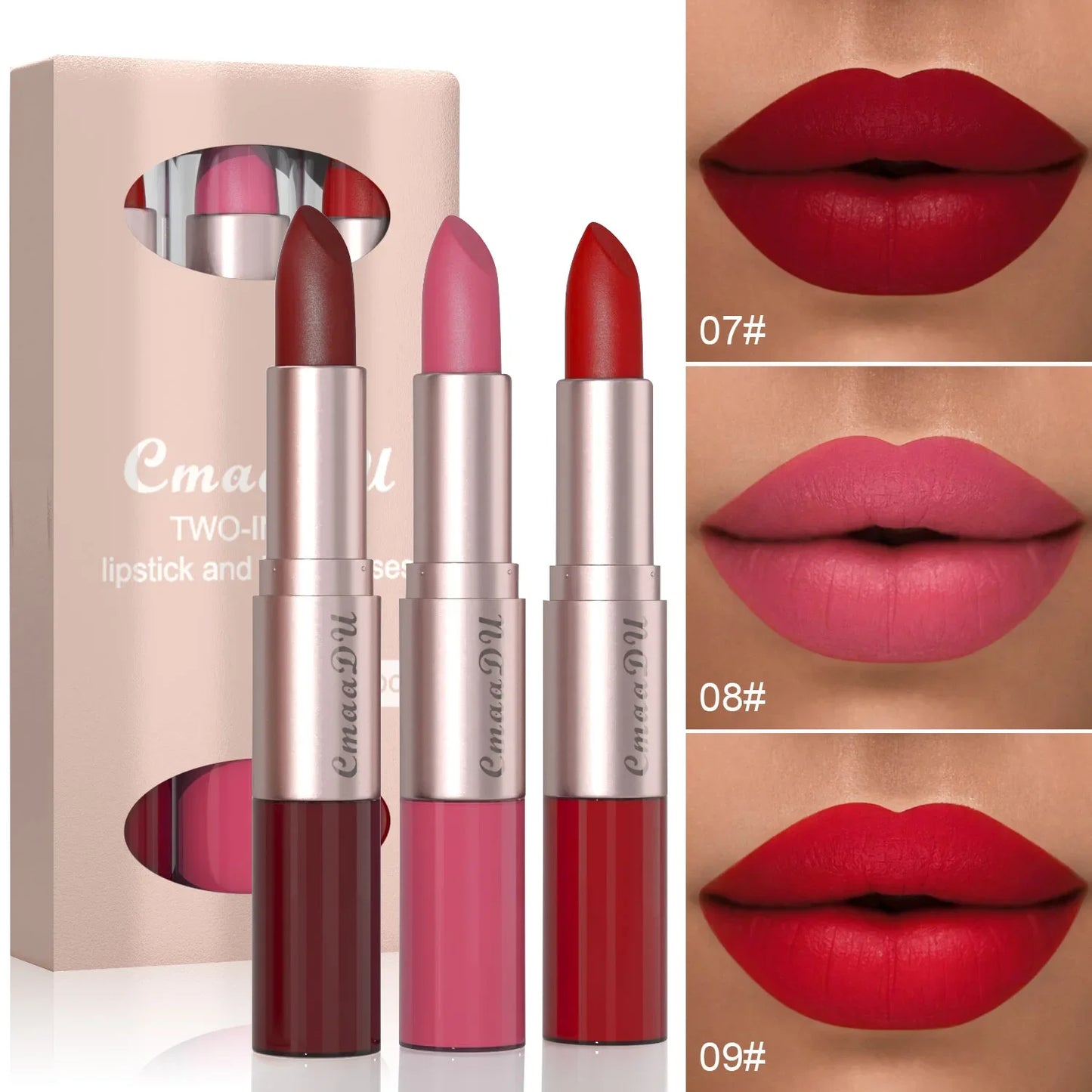 3-12 PCS Matte Lipstick Set  Lip Gloss Sets Non Stick Cup Stain Makeup Beauty For women Waterproof Long lasting Cosmetics