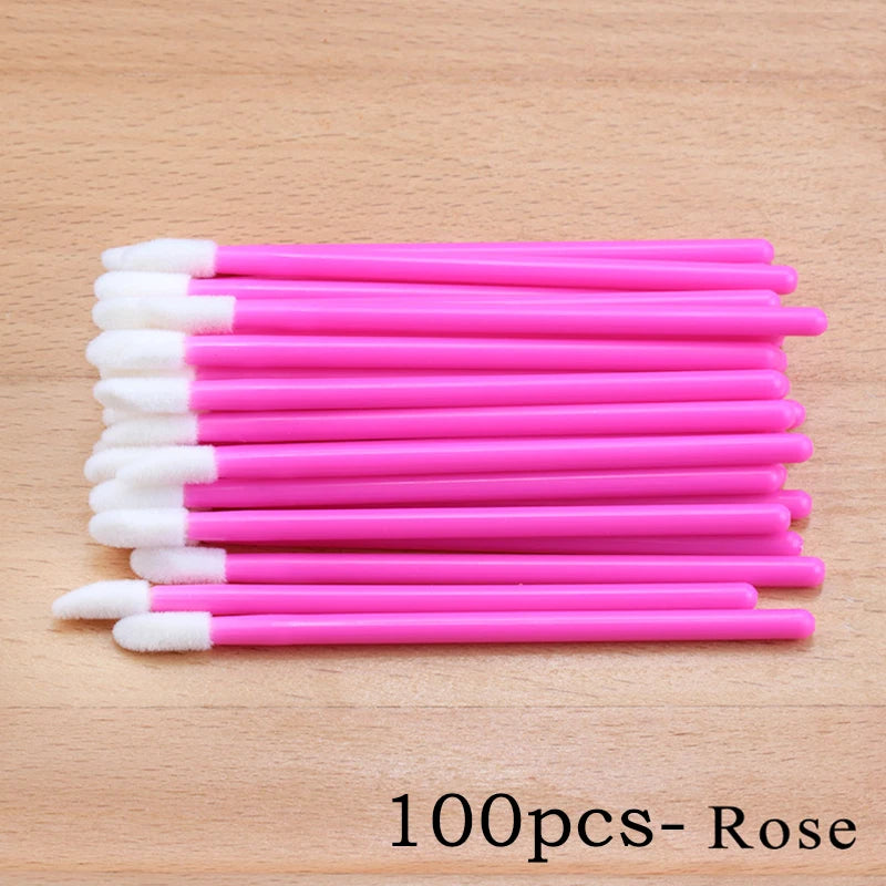 100/50pcs Disposable Eyelash Brushes Lip Brushes Eyelash Removal Tools Clean Mascara Applicator Eyelash Extension Makeup Tools