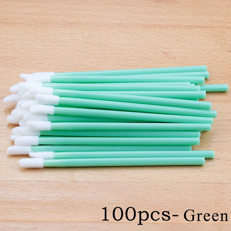 100/50pcs Disposable Eyelash Brushes Lip Brushes Eyelash Removal Tools Clean Mascara Applicator Eyelash Extension Makeup Tools