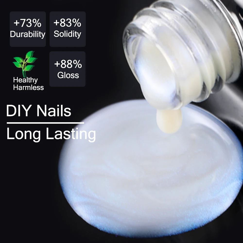 KODIES GEL Top Coat UV Gel Nail Polish 15ML Glitter Diamond Topcoat Semi Permanent Manicure Summer Gel Varnish for Nails Art