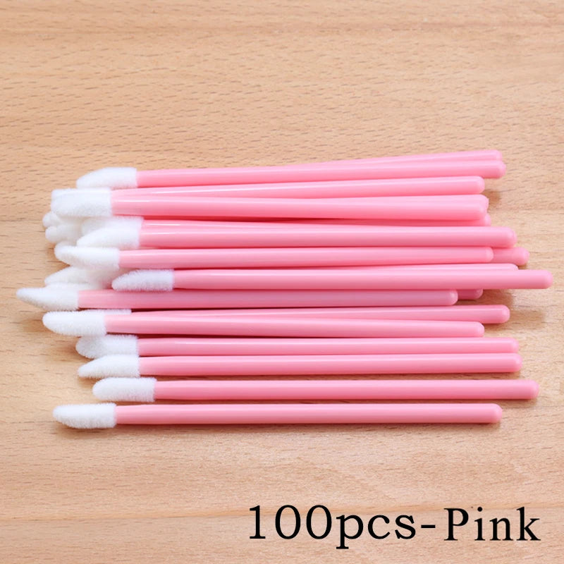 100/50pcs Disposable Eyelash Brushes Lip Brushes Eyelash Removal Tools Clean Mascara Applicator Eyelash Extension Makeup Tools