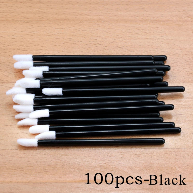 100/50pcs Disposable Eyelash Brushes Lip Brushes Eyelash Removal Tools Clean Mascara Applicator Eyelash Extension Makeup Tools