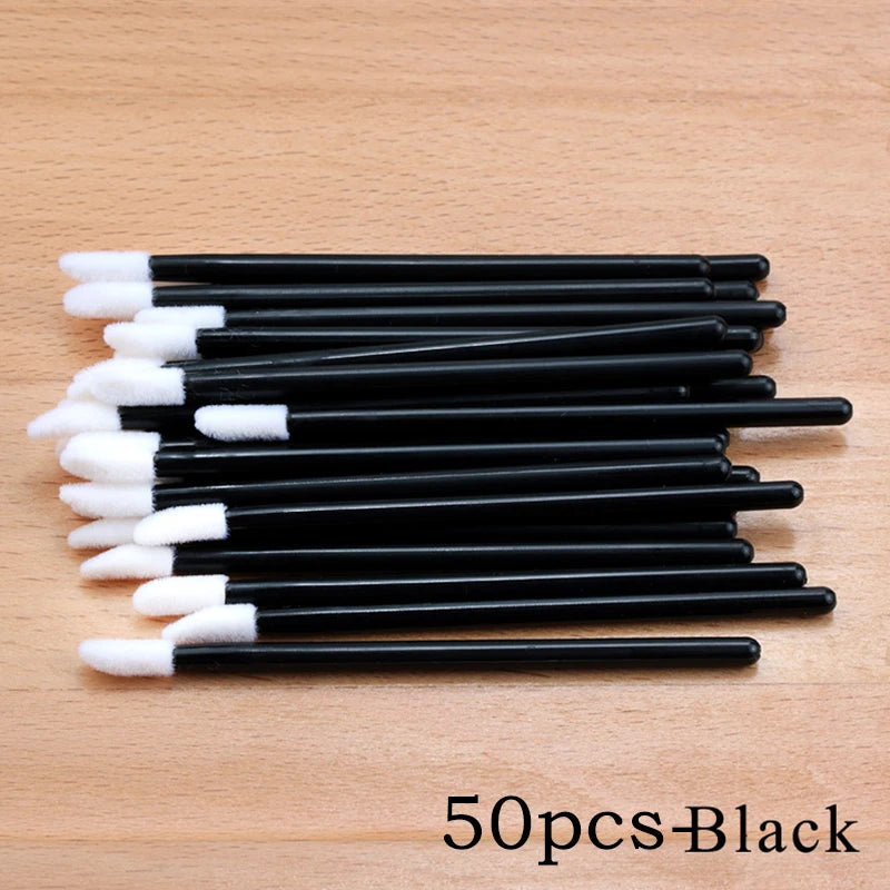 100/50pcs Disposable Eyelash Brushes Lip Brushes Eyelash Removal Tools Clean Mascara Applicator Eyelash Extension Makeup Tools