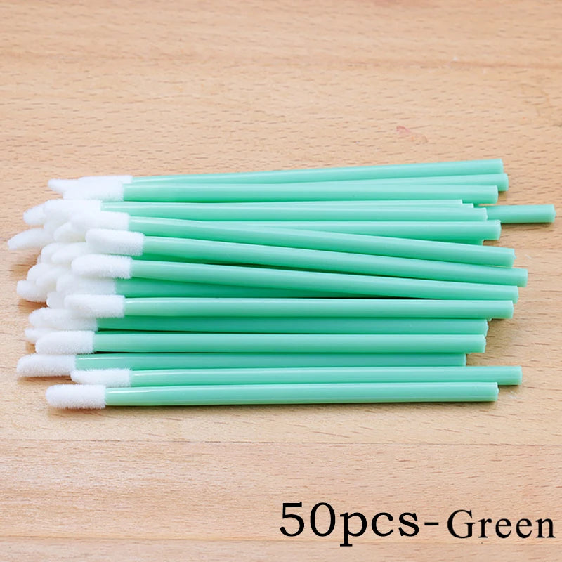 100/50pcs Disposable Eyelash Brushes Lip Brushes Eyelash Removal Tools Clean Mascara Applicator Eyelash Extension Makeup Tools