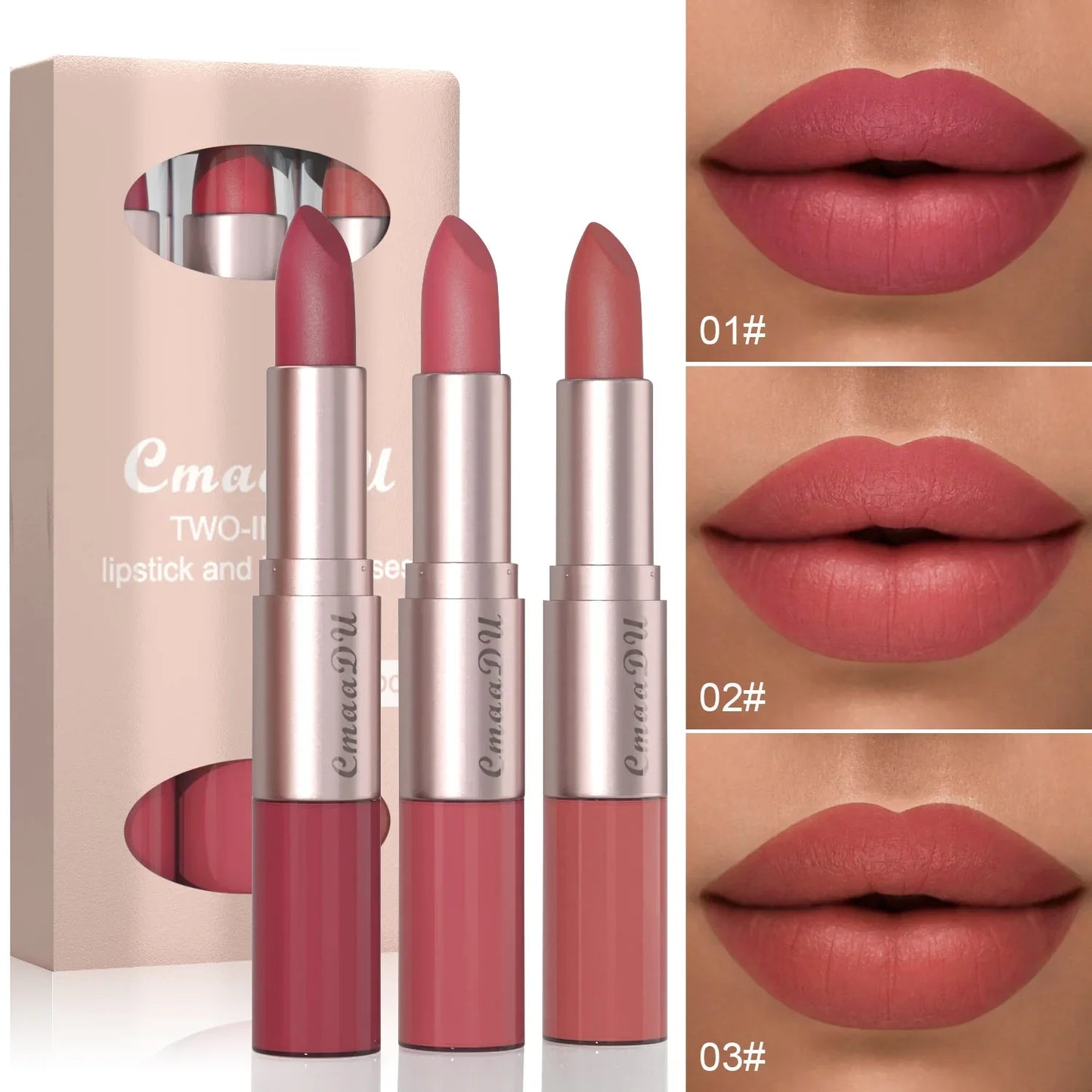 3-12 PCS Matte Lipstick Set  Lip Gloss Sets Non Stick Cup Stain Makeup Beauty For women Waterproof Long lasting Cosmetics