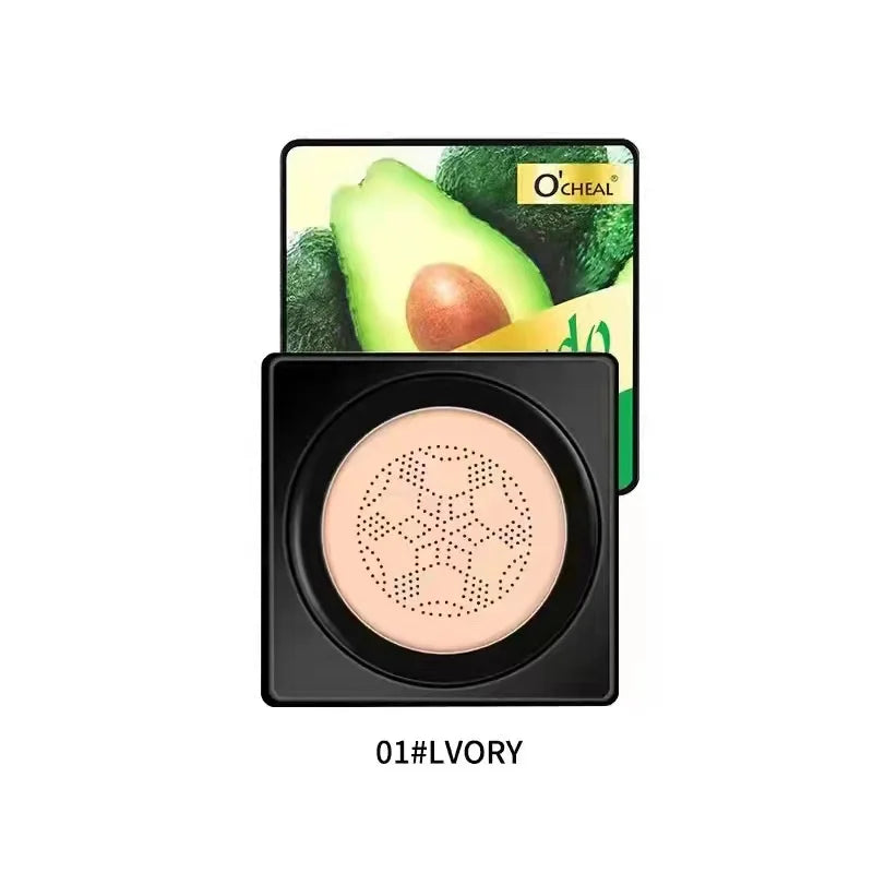 OCHEAL Mushroom Head BB Cream Foundation Cream for Face Makeup Concealer Cushion for Face Base Cream Makeup Cushion Compact