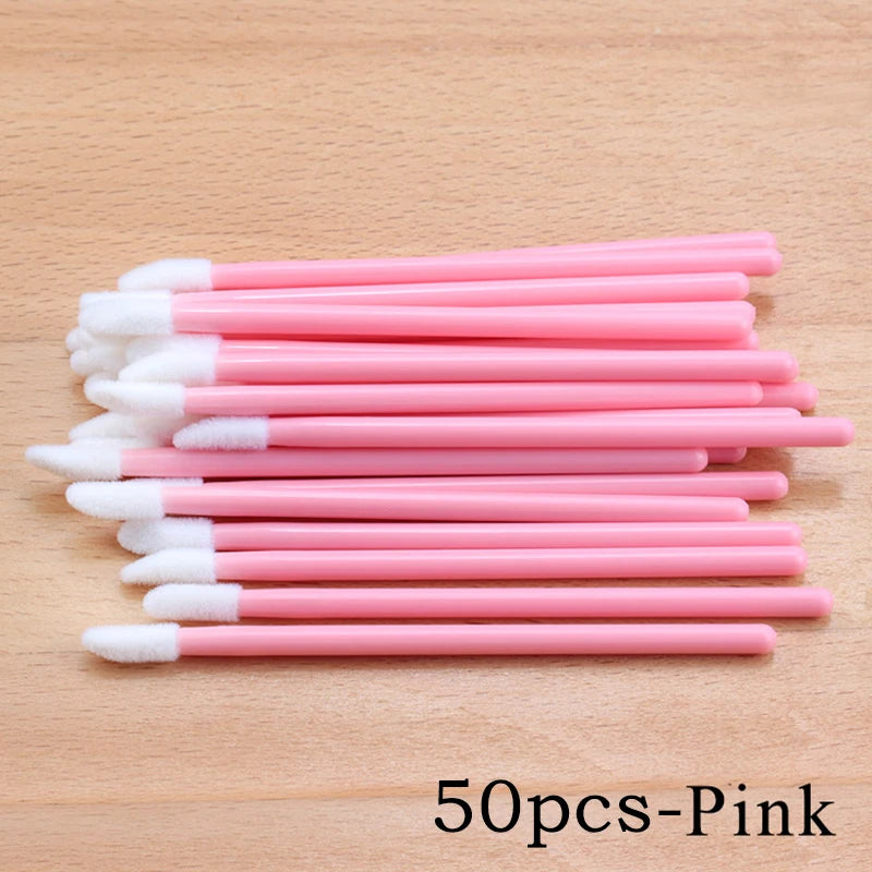 100/50pcs Disposable Eyelash Brushes Lip Brushes Eyelash Removal Tools Clean Mascara Applicator Eyelash Extension Makeup Tools