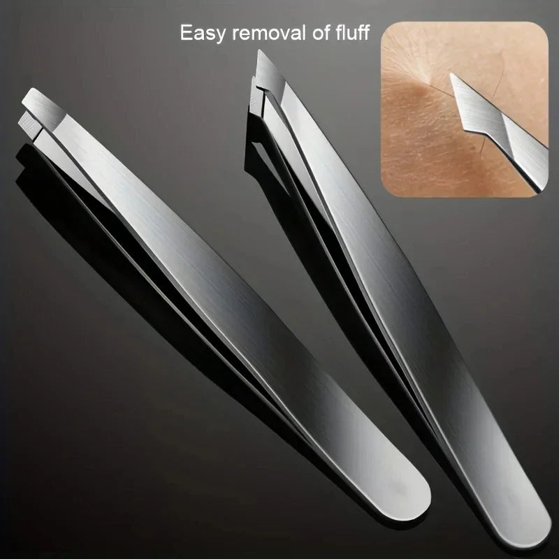 Tweezers 4pcs Set Professional Tweezers Set Perfect For Eyebrow Hair Removal