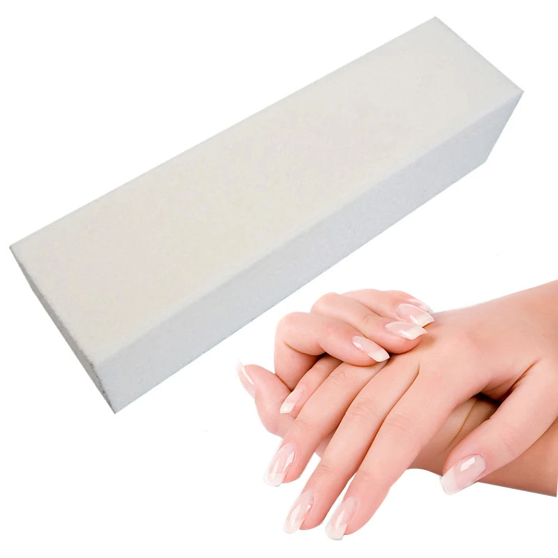 White Buffer Sanding Block 5/10/20Pcs  Files Grit Manicure Nail Art Tips Tool High Quality