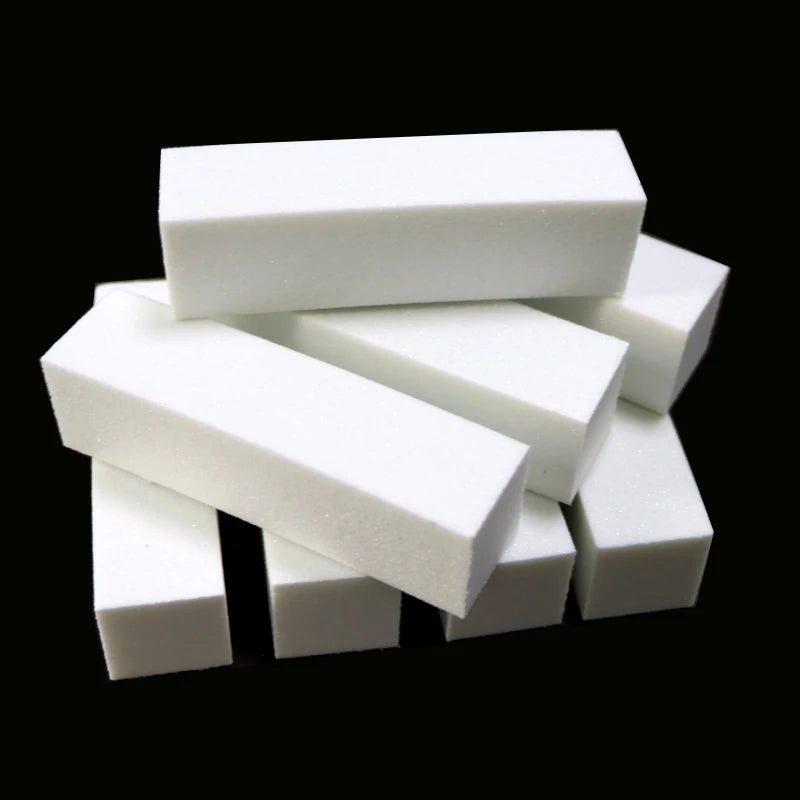White Buffer Sanding Block 5/10/20Pcs  Files Grit Manicure Nail Art Tips Tool High Quality DIY Polish 