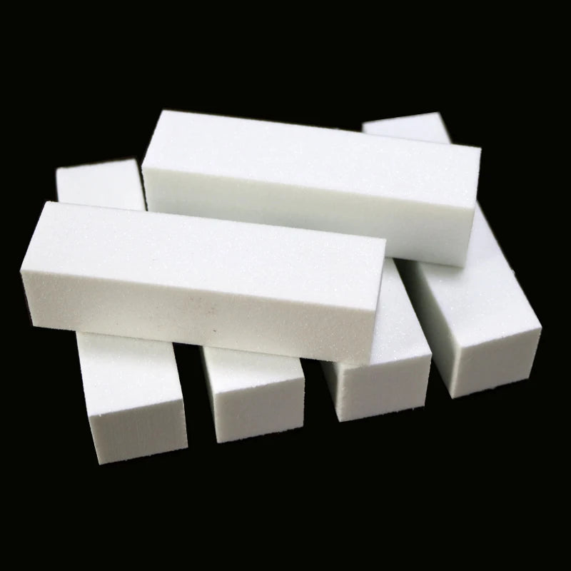 White Buffer Sanding Block 5/10/20Pcs  Files Grit Manicure Nail Art Tips Tool High Quality DIY Polish for Finger 